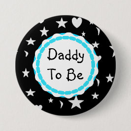 Der Vati, zum Sterne, Monde und Herz zu sein Button