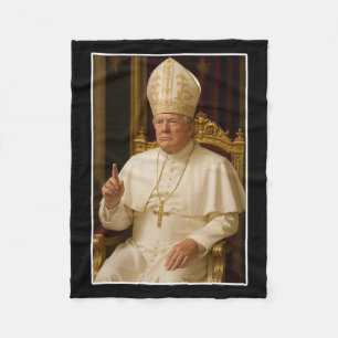 Der Vatikan hat einen neuen Papst Christlich, der Fleecedecke