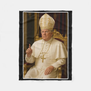 Der Vatikan hat einen neuen Papst Christlich, der Fleecedecke