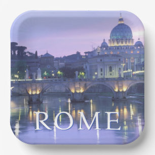 Der Vatikan Rom, Italien Pappteller