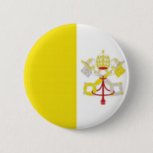 Der Vatikan-Staats-Flagge Button