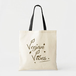Der vegane Vibes der Frauen Tragetasche