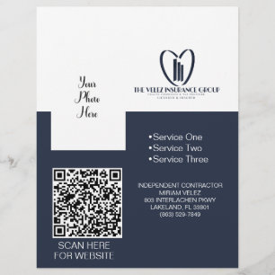 Der Velez-Versicherungskonzern Flyer