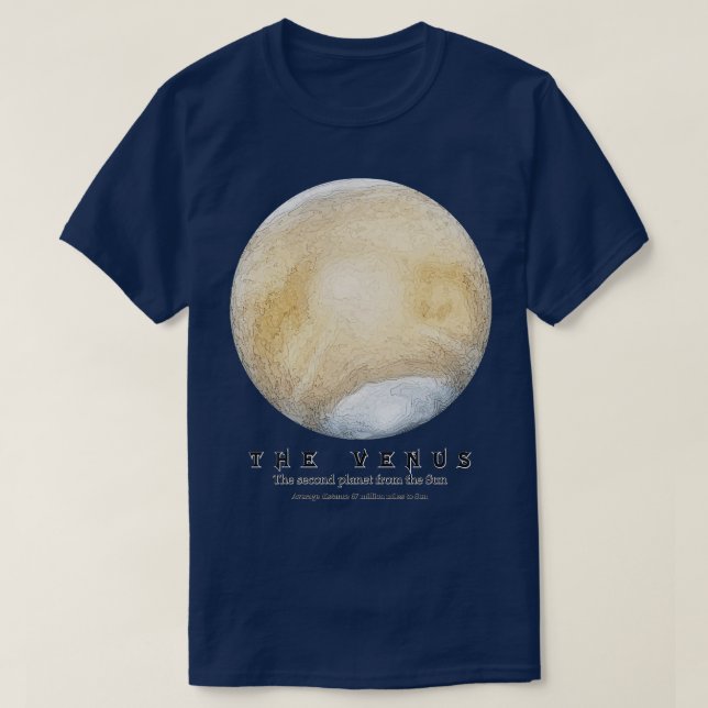 Der Venus-Planet T-Shirt (Design vorne)