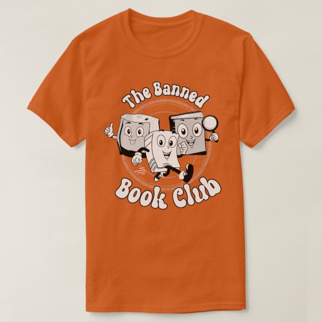 Der verbotene Buchklub T-Shirt (Design vorne)