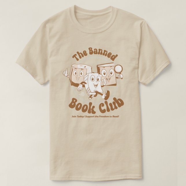 Der verbotene Buchklub T-Shirt (Design vorne)