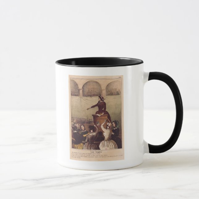 Der Verein der Frauen, c.1848 Tasse (Rechts)