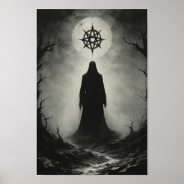 Der verfluchte DämonenGeist vor seinem König-Symbo Poster