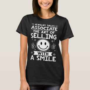Der Verkauf von Schmuckstücken ist mit dem Verkauf T-Shirt