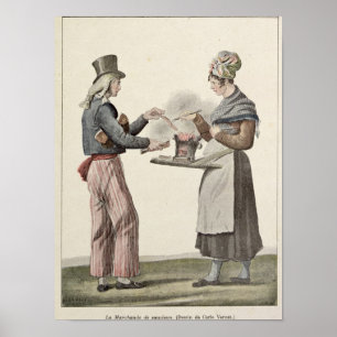 Der Verkäufer der Wurst Poster