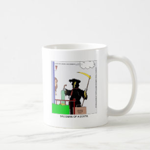 Der Verkäufer eines toten Funny Gifts Karten T-Shi Tasse