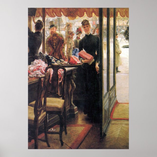 Der Verkäufer von James Tissot Poster (Vorne)