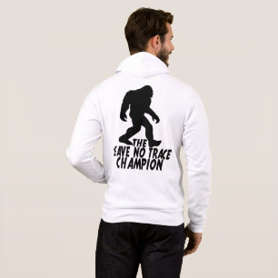 Der Verlass No Trace Champion Funny Bigfoot Hoodie