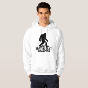 Der Verlass No Trace Champion Funny Bigfoot Hoodie