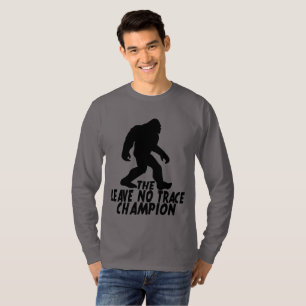 Der Verlass No Trace Champion Funny Bigfoot T-Shirt