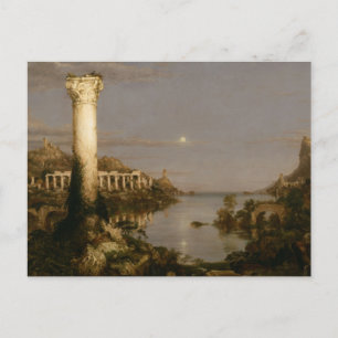 Der Verlauf des Empire: Desolation von Thomas Cole Postkarte