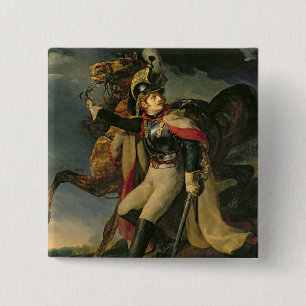 Der verletzte Cuirassier, 1814 Button