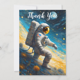 Der verlorene Astronaut Dankeskarte