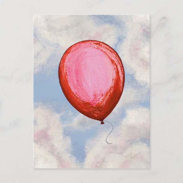 DER VERLORENE BALLOON ~ POSTKARTE (Vorderseite)