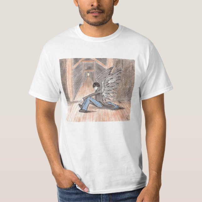 "Der verlorene Engels-" Wert-T - Shirt (Vorderseite)
