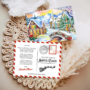 Der verlorene Knopf des Weihnachtsmanns: Ein magis Feiertagspostkarte