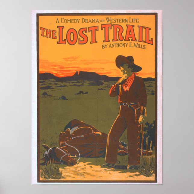 Der verlorene Weg - Comedy Drama Western Leben Poster (Vorne)