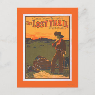 Der verlorene Weg - Comedy Drama Western Leben Postkarte