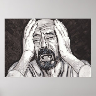 Der Verlust eines Angehörigen, Traurigkeit Poster