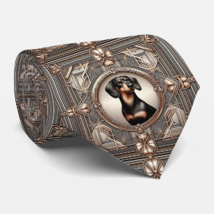 Der verspielt Hunde Liebhaber Dachshund Papa Kra Krawatte