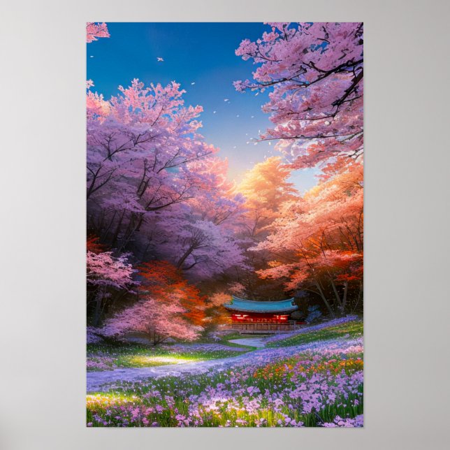 Der versteckte Schrein des Sakura Poster (Vorne)
