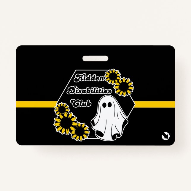 der versteckte Unsichtbarkeitsclub mit Kontaktinfo Ausweis (Vorderseite)