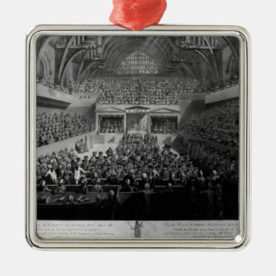 Der Versuch von Waren Hastings Silbernes Ornament