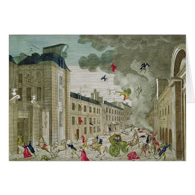 Der versuchte Mord von Napoleon Bonaparte (Vorderseite (Horizontal))