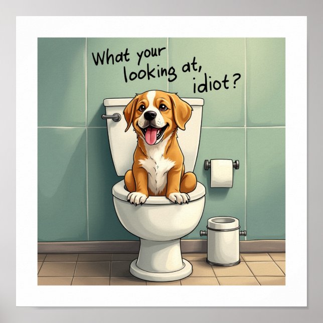 Der verwöhnte Hund Poster (Vorne)