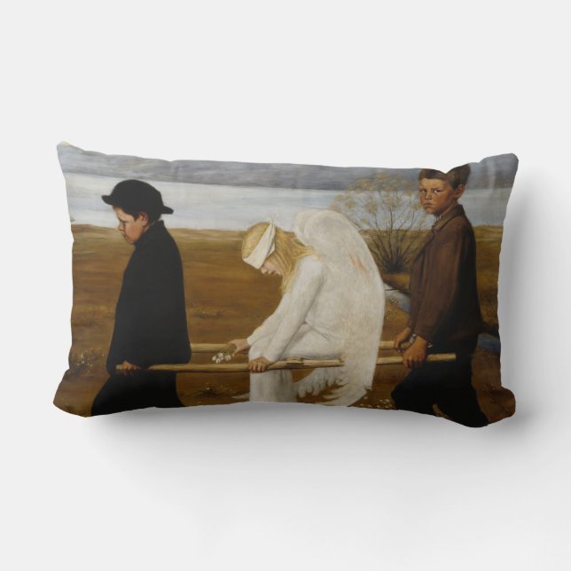 Der verwundete Engel Lendenkissen (Rückseite)