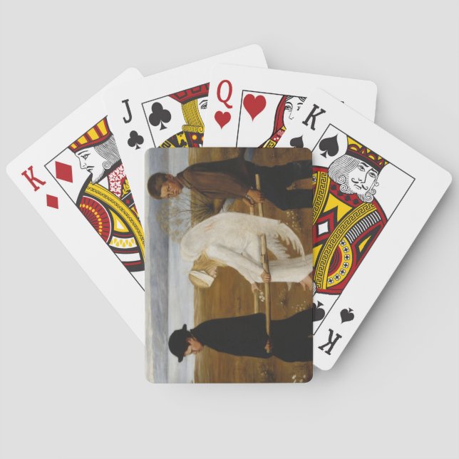 Der verwundete Engel Spielkarten (Rückseite)