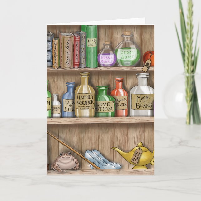 Der Verzaubererschrank Karte (Vorderseite)