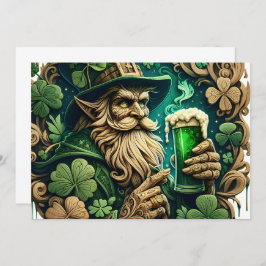 Der verzauberte Abend von Ale a Leprechauns Toast Dankeskarte