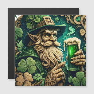Der verzauberte Abend von Ale a Leprechauns Toast Magnetkarte