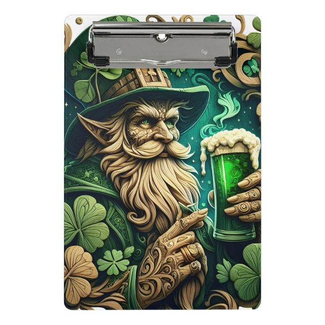 Der verzauberte Abend von Ale a Leprechauns Toast Mini Klemmbrett (Vorderseite)