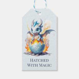 Der verzauberte Blaudrache des Hatchling Geschenkanhänger