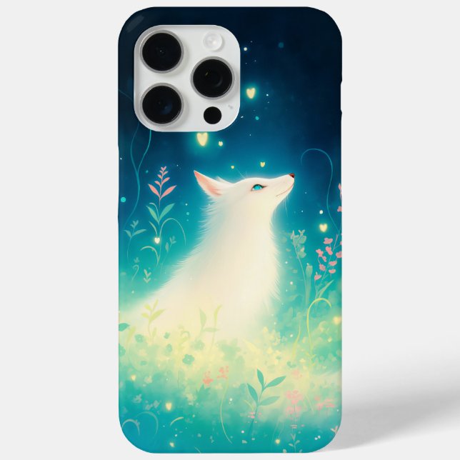 Der verzauberte Blick des weißen Fuchses Case-Mate iPhone Hülle (Rückseite)