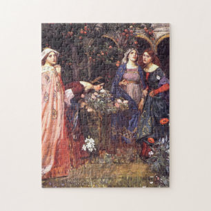 Der verzauberte Garten 1917 John William Waterhous Puzzle