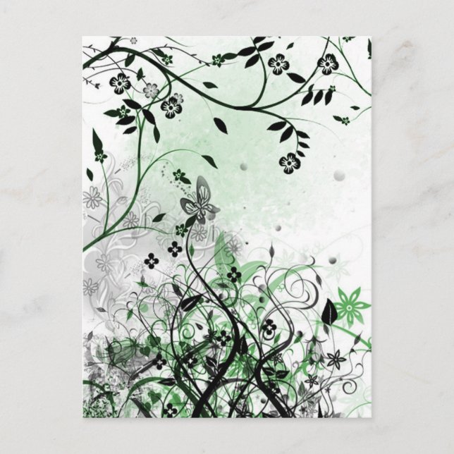 Der verzauberte Garten - Postkarte (Vorderseite)