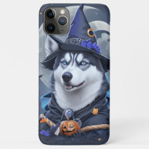 Der verzauberte Husky-Hund: Magische Halloween-Fre