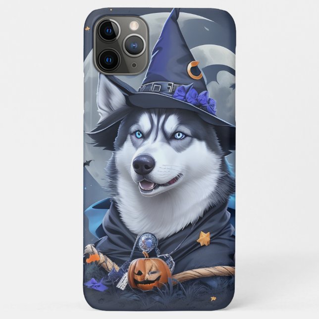 Der verzauberte Husky-Hund: Magische Halloween-Fre Case-Mate iPhone Hülle (Rückseite)