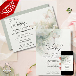 Der verzauberte Schmetterlingsgarten Einladung