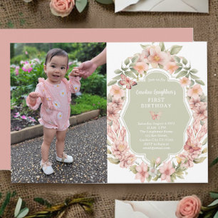 Der verzauberte Schmetterlingsgarten jedes Alters Einladung