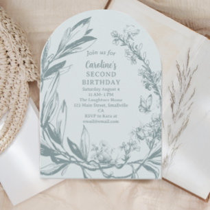 Der verzauberte Schmetterlingsgarten zum zweiten G Einladung