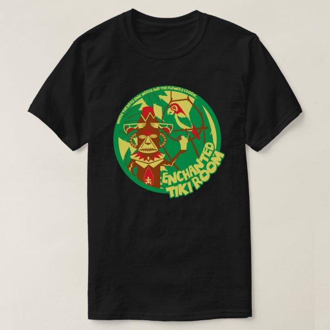 Der verzauberte Tiki-Saal (grün1 T-Shirt (Design vorne)
